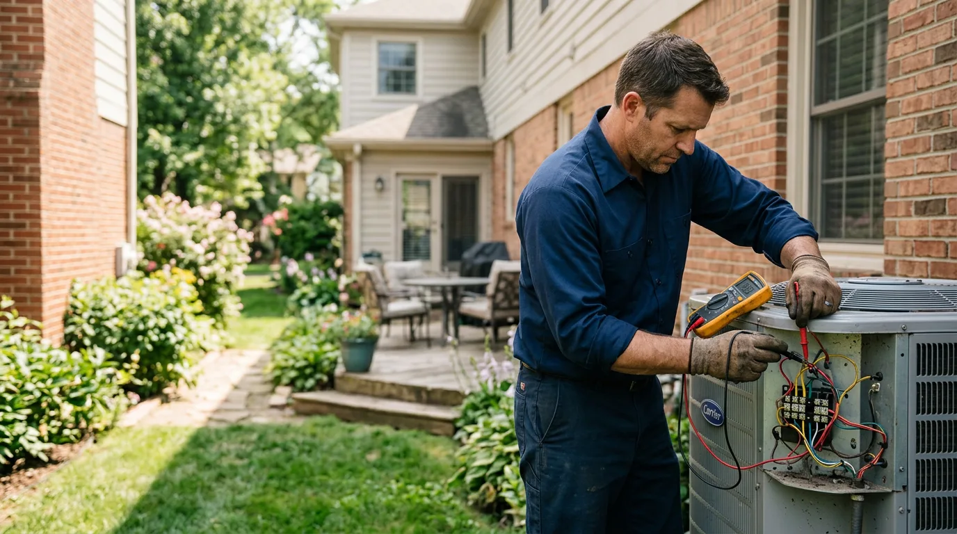 HVAC technician working near Groveton, NH